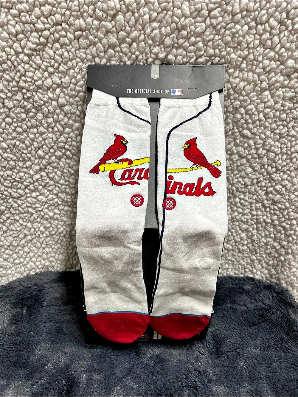 Stance St. Louis Cardinals Socks. Mens Size Large.  NWT